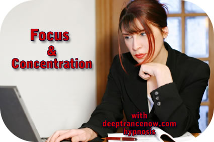 Focus and Concentration with hypnosis