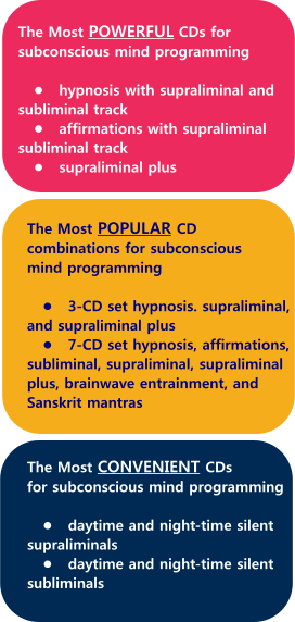 The Most Powerful Hypnosis CDs, the Most Popular Hypnosis CDs, the Most Convenient Hypnosis CDs
