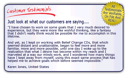 Belief Change with Hypnosis - Happy Customer Testimonial