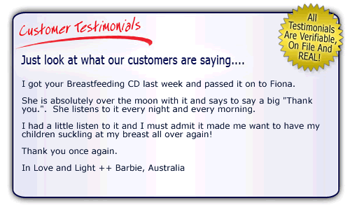 Breastfeeding - increase milk flow with hypnosis