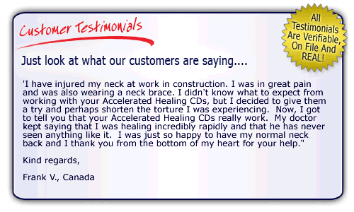 Accelerated Healing Success Story
