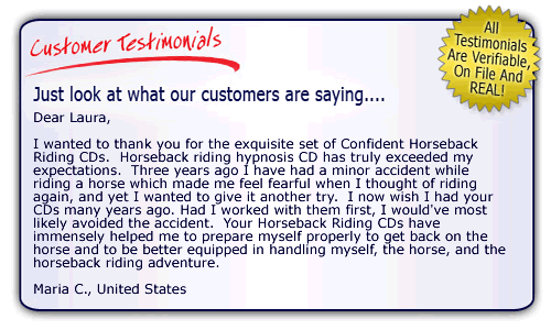 hoseback riding with hypnosis