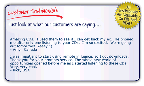 Remote Influence Success Story