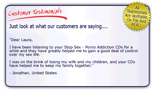 Stop Sex Porno Addiction - Happy Customer Testimonial