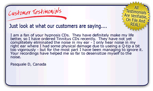 Tinnitus Relief Success Story