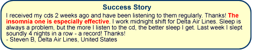 Success Story - Deep Restful Sleep