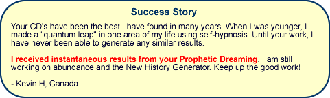 Success Story - Prophetic Dreaming