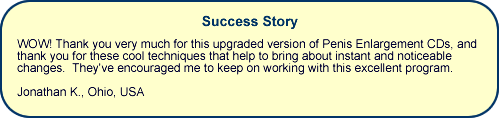 Penis Enlargement Success Story