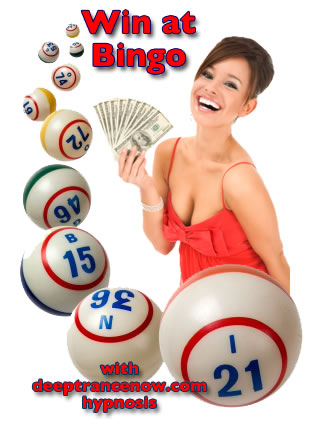 Win at Bingo  with Deep Trance Now Hypnosis - bingo winner and bingo balls
