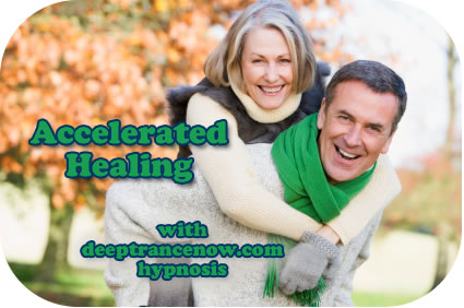 Accelerated healing hypnosis