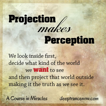 ACIM - Projection makes perception