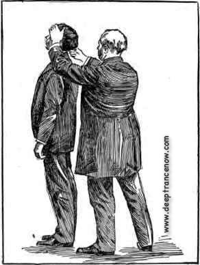 Hypnotism and Suggestion - Hand on Forehead, Falling Backward