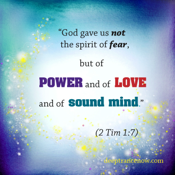 God gave us spirit of power and love