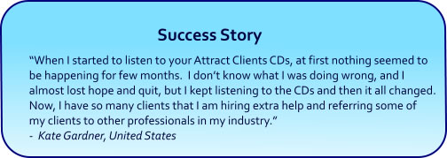 Attract Clients Hypnosis CDs and mp3 Downloads