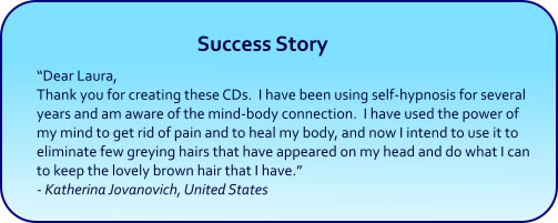 Restore Natural Color to Grey Hair Hypnosis CDs and mp3 Downloads - success story
